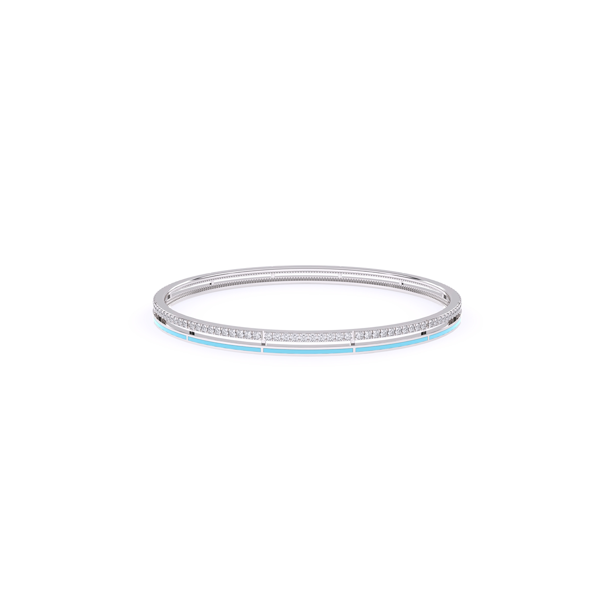 Fancy Lab Grown Diamond Bangle
